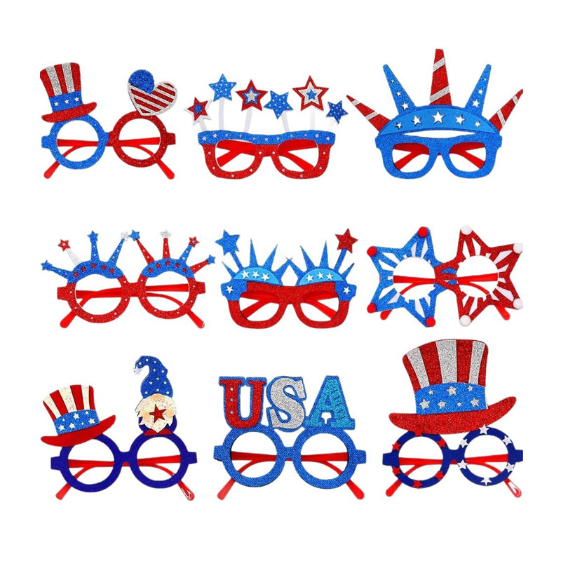 নতুন স্বাধীনতা দিবস পেন্টাগ্রাম চশমা